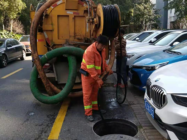 五桂山排污管道清淤