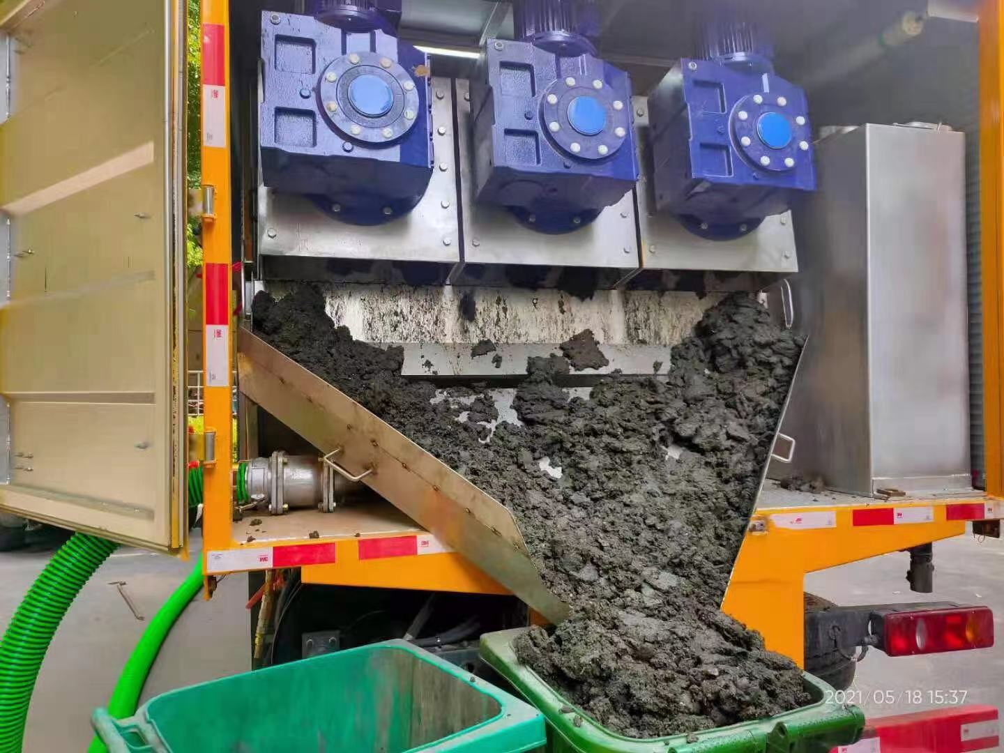 五桂山化粪池清掏城市维护站-泥浆净化干湿分离处理